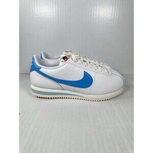 Size 8 Women’s Nike Cortez UNC White/University Blue Shoe Sneaker DN1791-102 NEW